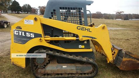 2008 gehl tracked skid steer w pallet forks|2008 GEHL CTL80 .